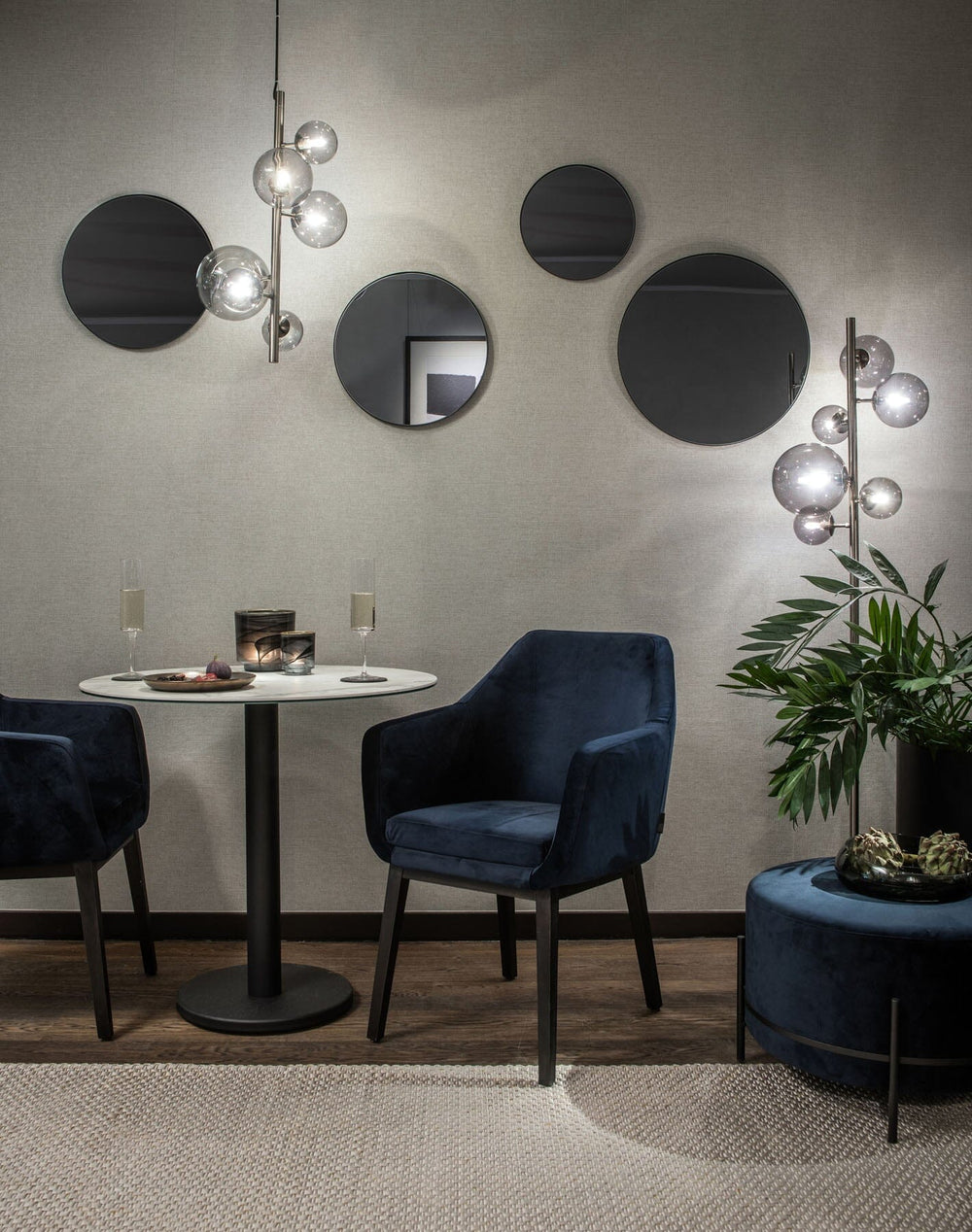 Dôme Deco Soho Bistro-Tisch FU8-C1/WH von instylior Bistrotische Dôme Deco 