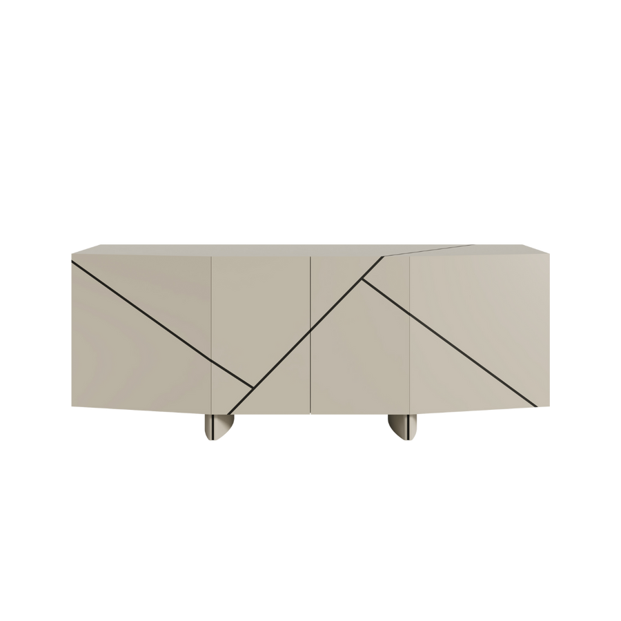 Casa Magna LORCA Sideboard – 200 × 50 × 76 cm – Ansicht 1