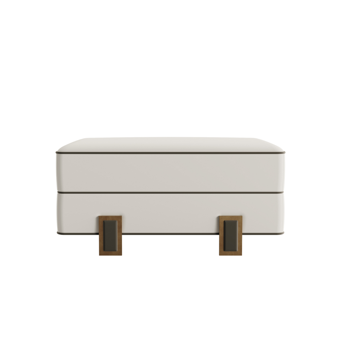 Casa Magna LUSO Polsterbank W80 – 80 × 50 × 41 cm – Ansicht 1