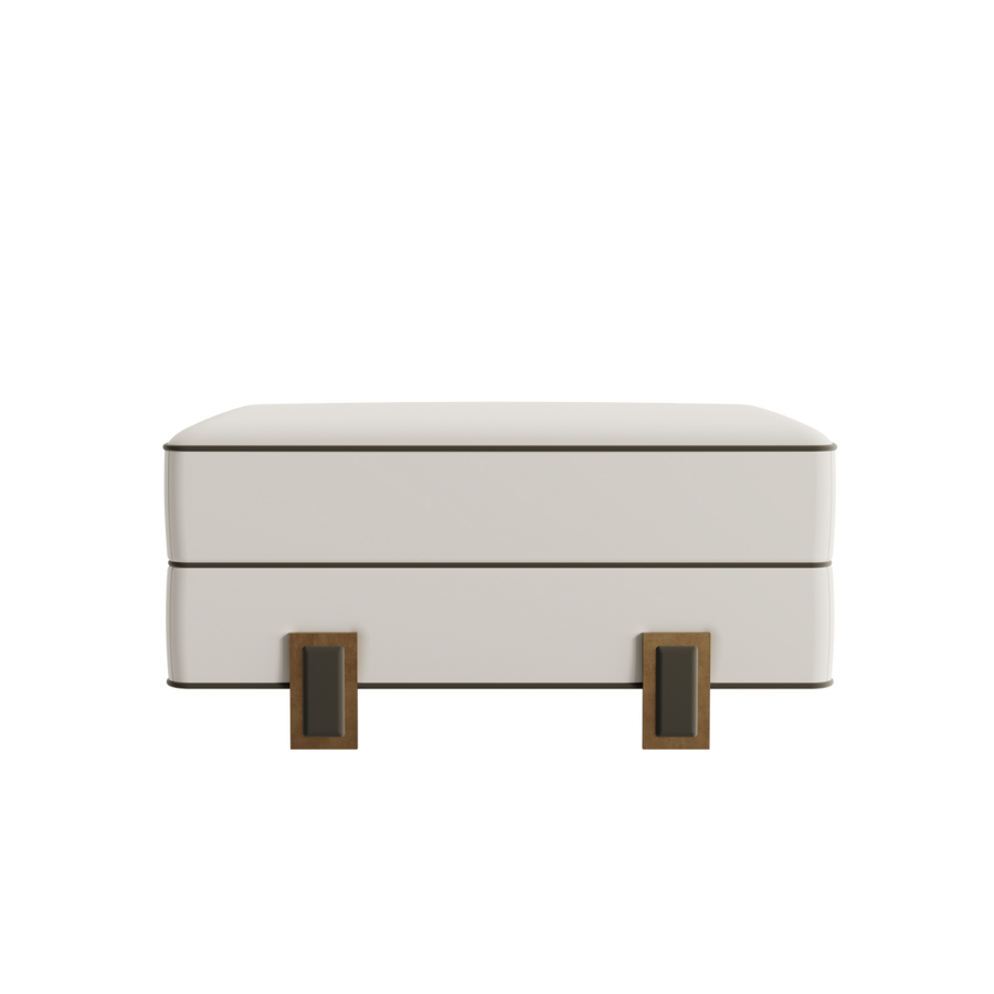 Casa Magna LUSO Polsterbank W80 – 80 × 50 × 41 cm – Ansicht 1