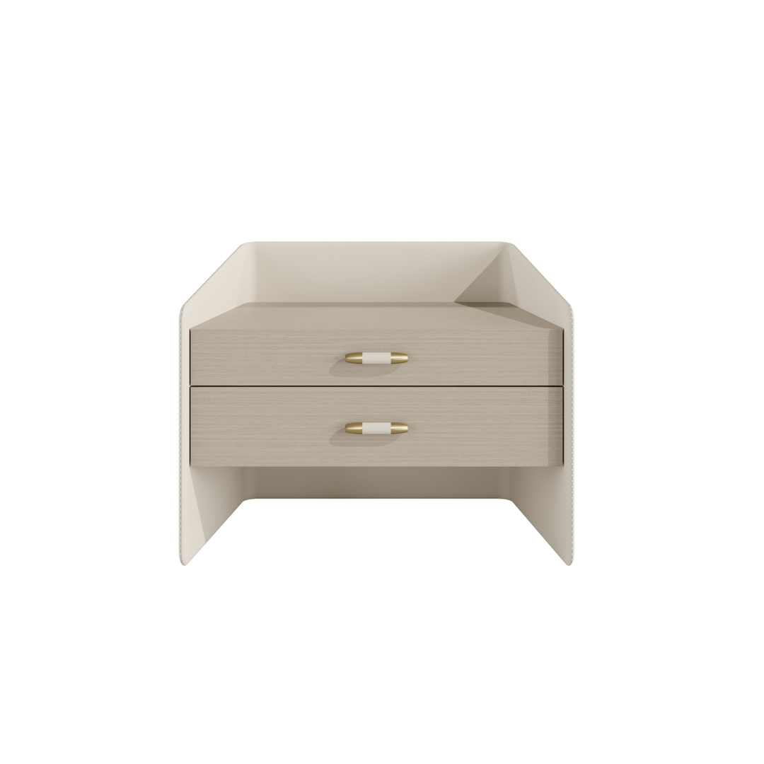 Casa Magna PRISTINE II Nachttisch – 70 × 45 × 55 cm – Ansicht 1