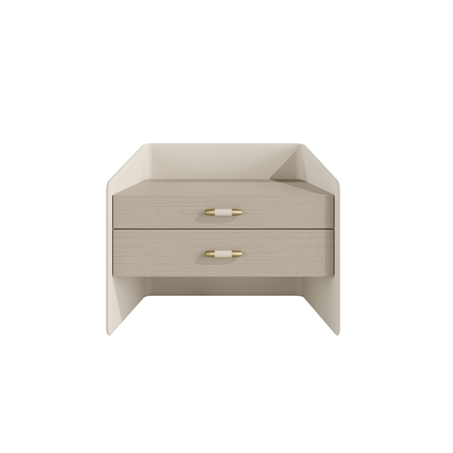 Casa Magna PRISTINE II Nachttisch – 70 × 45 × 55 cm – Ansicht 1