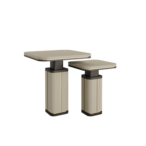 Casa Magna ARDEN Beistelltisch Holz H46 – 35 × 35 × 46 cm – Ansicht 1