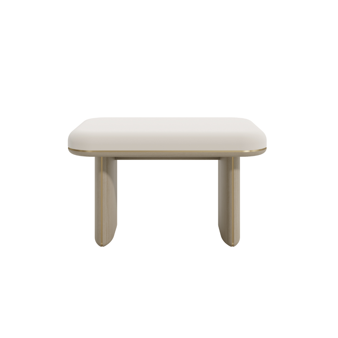 Casa Magna ELYSIAN Polsterhocker – 70 × 45 × 42 cm – Ansicht 1