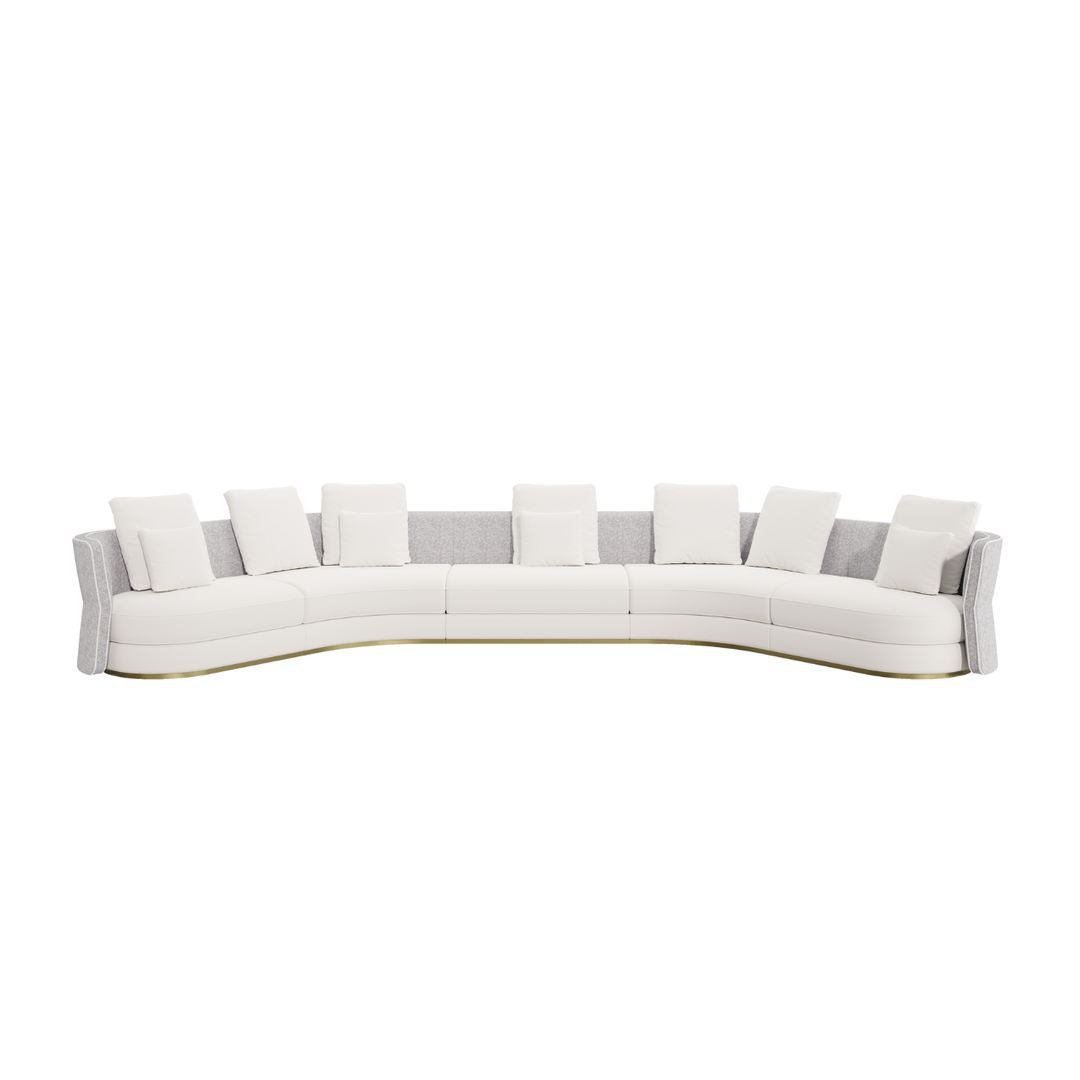 Casa Magna CLEO Sofamodul D Tisch – 160 × 93 × 75 cm – Ansicht 1