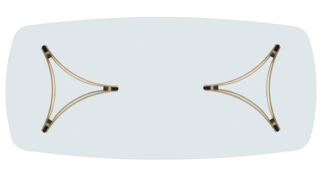 Caracole dining table glass M112-019-203 from Instylior