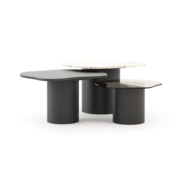 Stylish Club Natur Beistelltische Ansicht 2