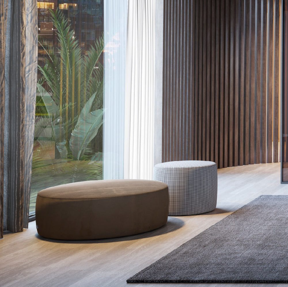 Evanyrouse Ellender Pouf – 90 × 90 × 40 cm – Lifestyleansicht 2