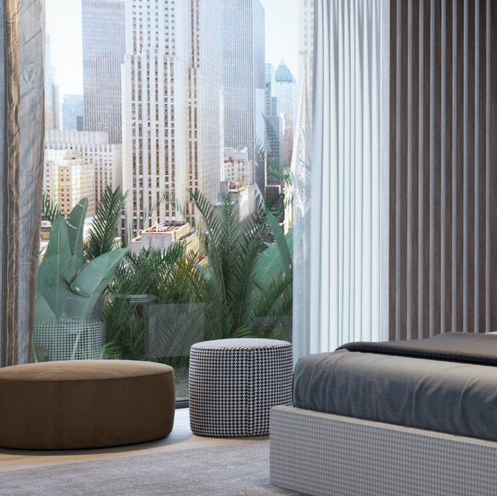 Evanyrouse Ellender Pouf – 90 × 90 × 40 cm – Lifestyleansicht 3