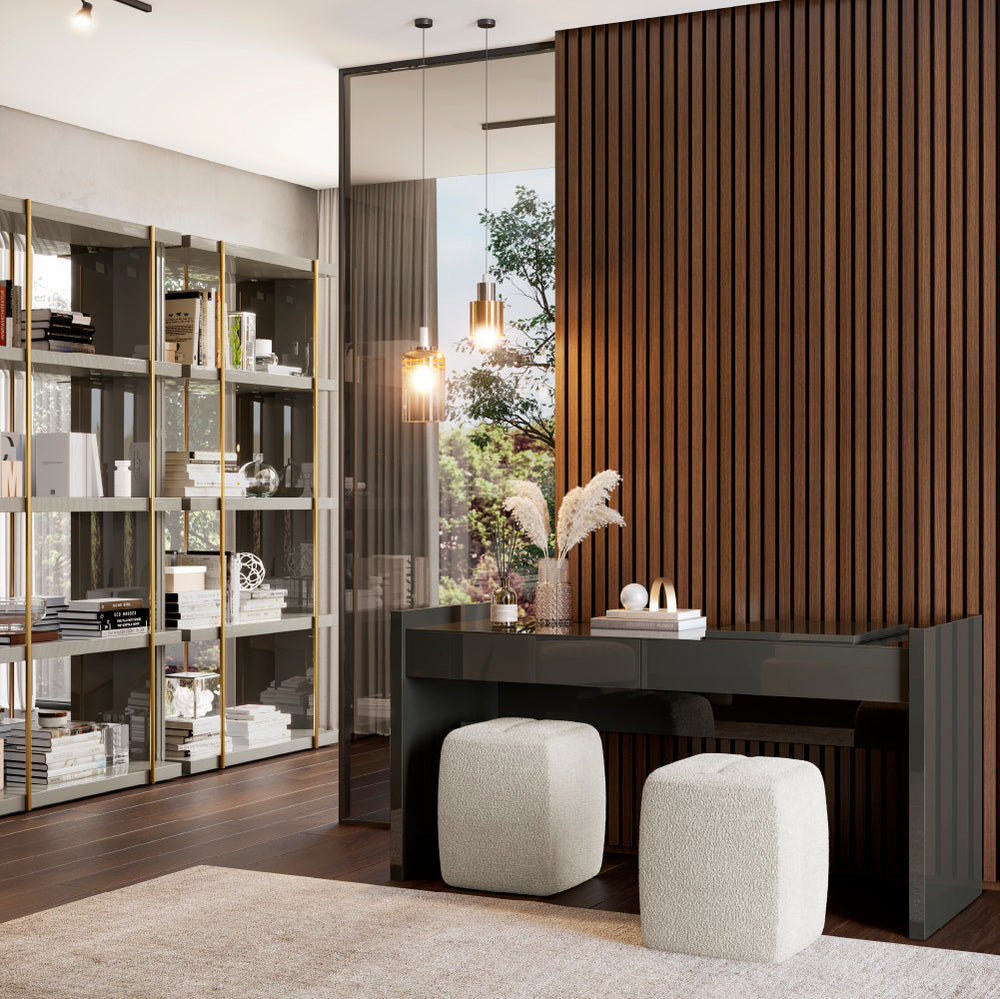 Evanyrouse Marpa quadratischer Pouf – Lifestyleansicht 2