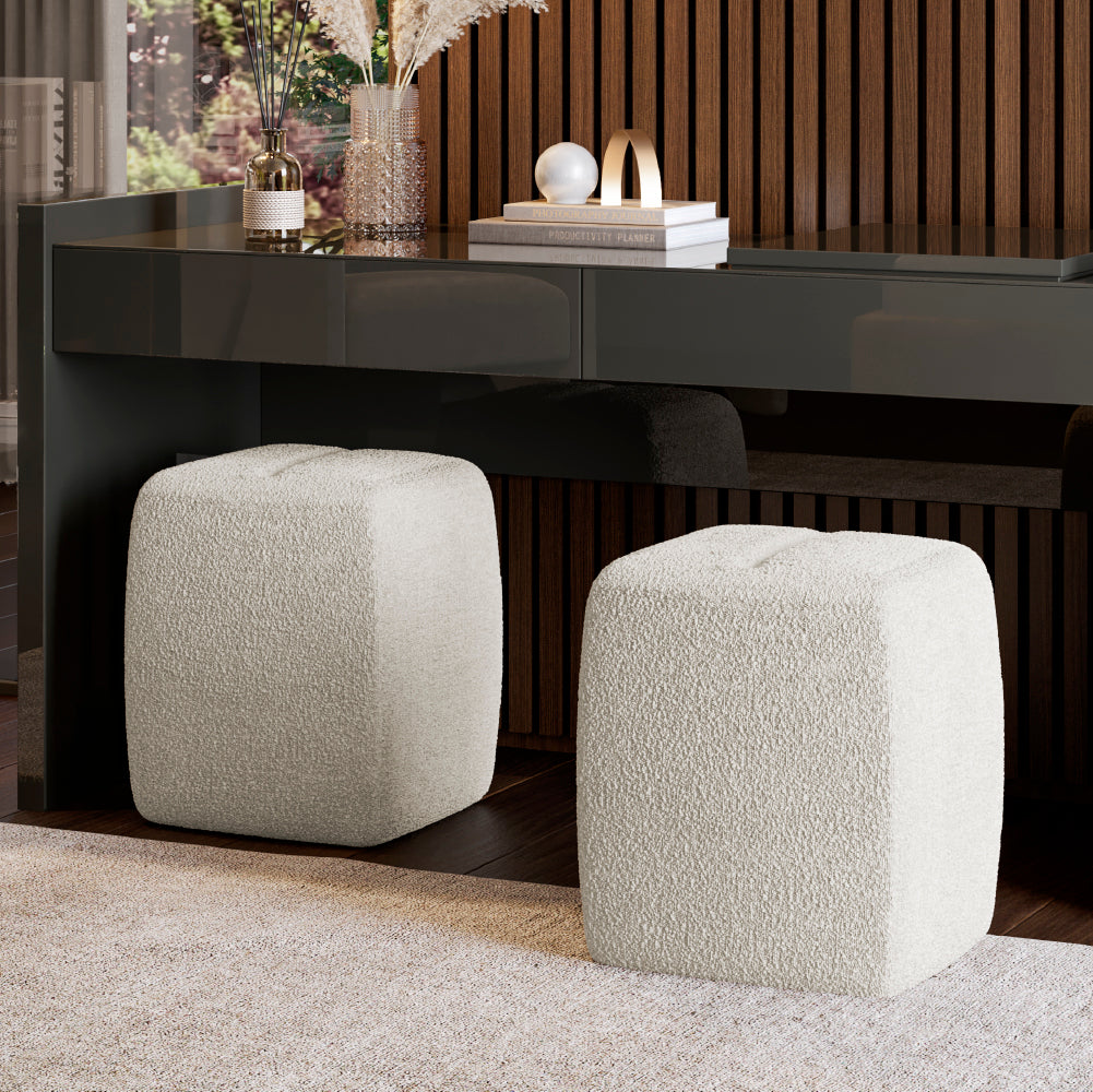 Evanyrouse Marpa quadratischer Pouf – Lifestyleansicht 4