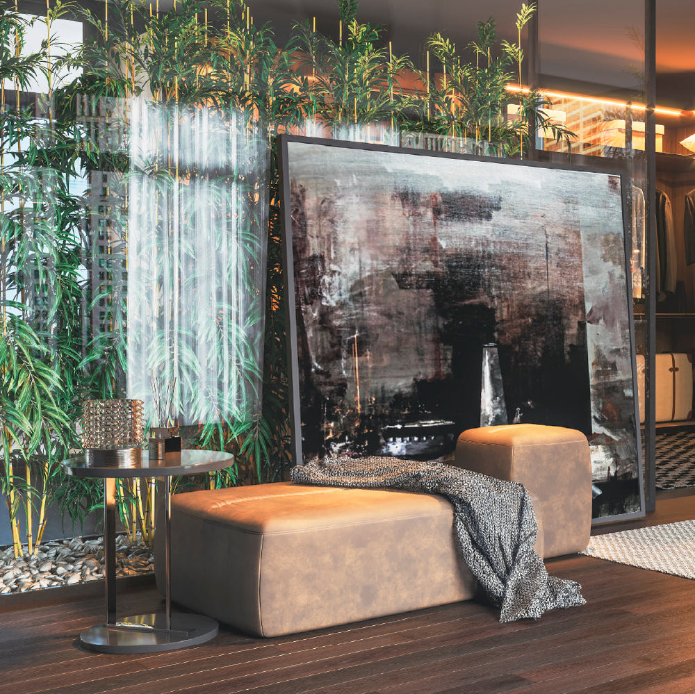 Evanyrouse Marpa rechteckiger Pouf – Lifestyleansicht 2