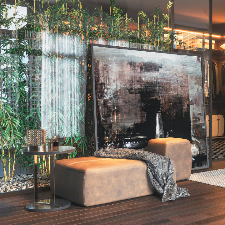 Evanyrouse Marpa rechteckiger Pouf – Lifestyleansicht 2