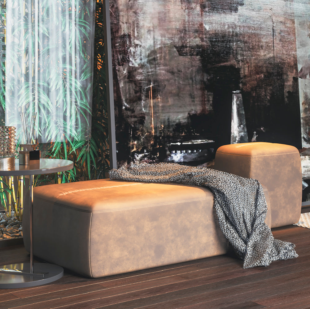 Evanyrouse Marpa rechteckiger Pouf – Lifestyleansicht 3