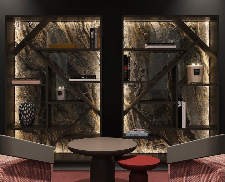 Casa Magna TIVOLI I Bücherregal – 124 × 36 × 195 cm