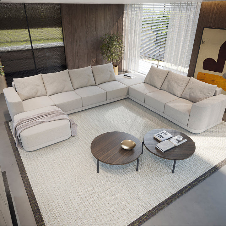 Evanyrouse Rocco 3-Sitzer Sofa + Chaiselongue rechts – Lifestyleansicht 2