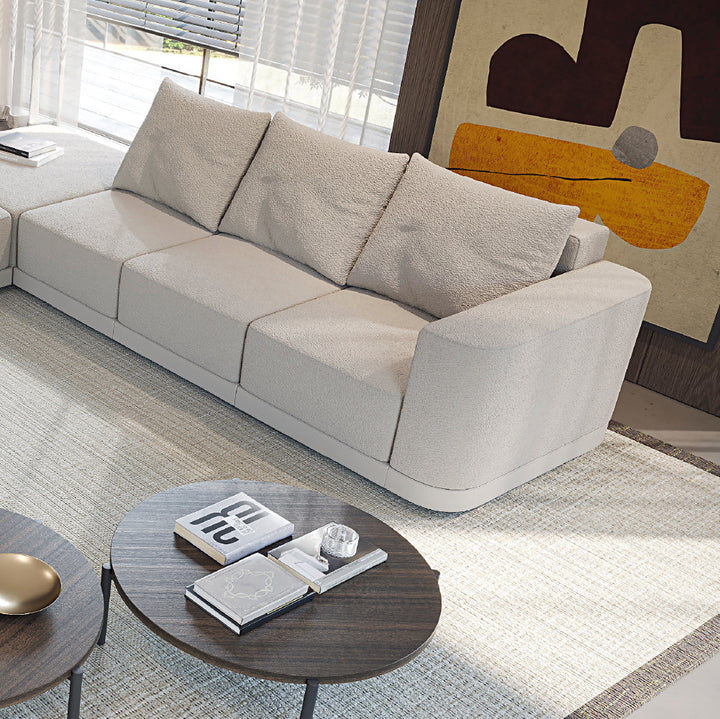 Evanyrouse Rocco 3-Sitzer Sofa + Chaiselongue links – Lifestyleansicht 4