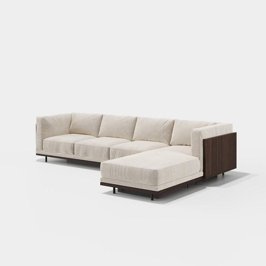 Evanyrouse Senza 3-Sitzer Sofa mit Chaiselongue rechts – Lifestyleansicht 1