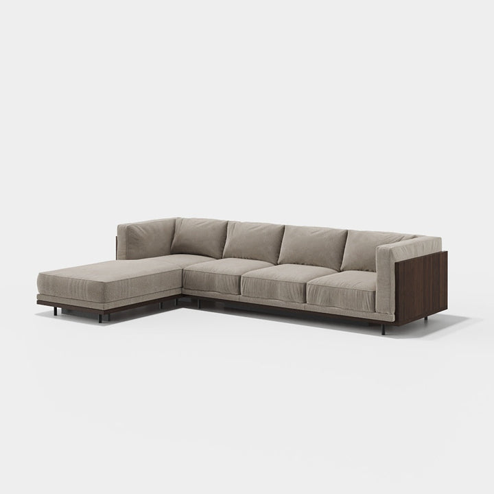 Evanyrouse Senza 3-Sitzer Sofa mit Chaiselongue links – Lifestyleansicht 1