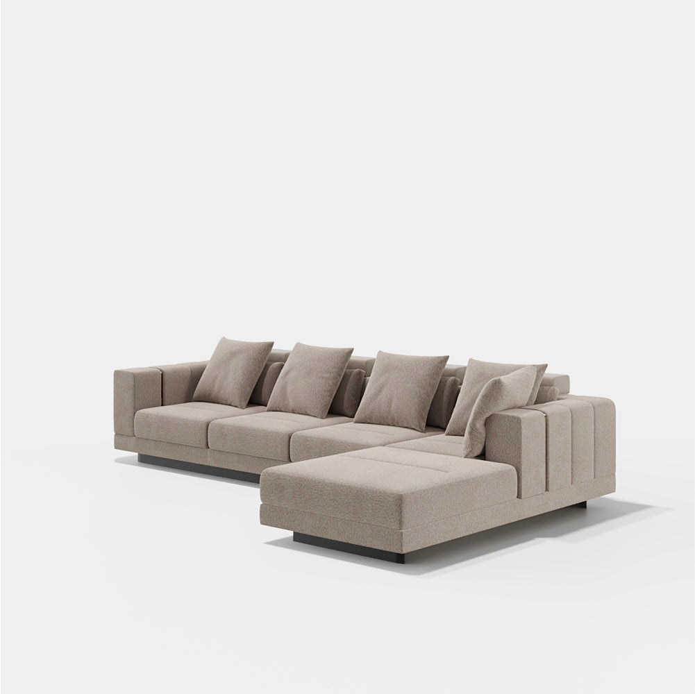 Evanyrouse Vercelli 3-Sitzer Sofa + Chaiselongue rechts – Lifestyleansicht 1