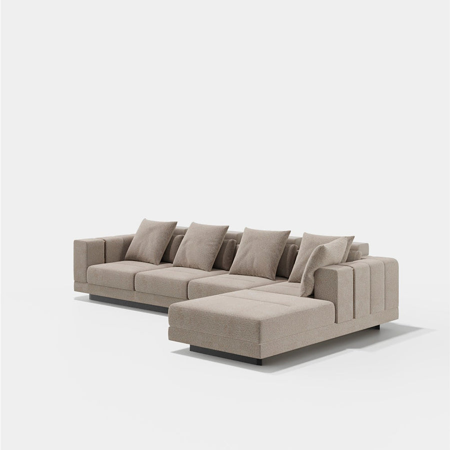 Evanyrouse Vercelli 3-Sitzer Sofa + Chaiselongue rechts – Lifestyleansicht 1