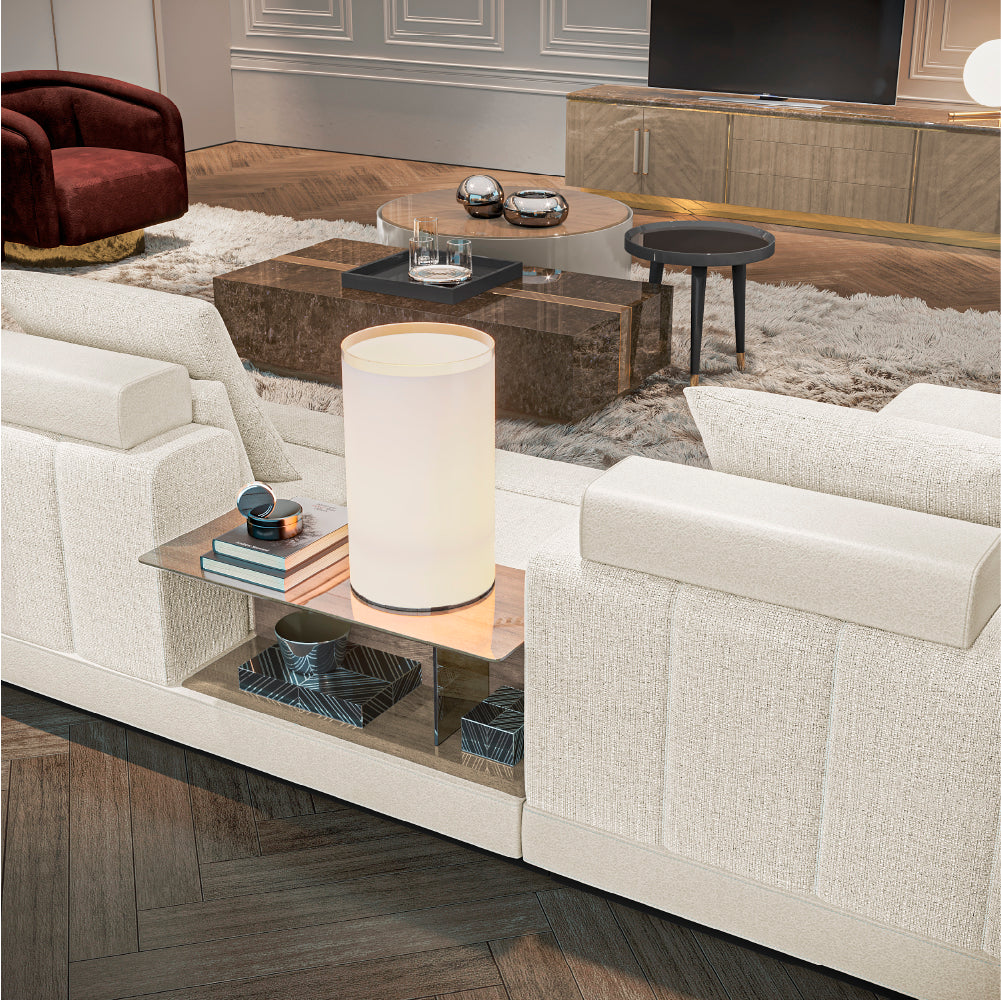 Evanyrouse Vercelli 3-Sitzer Sofa + Chaiselongue links – Lifestyleansicht 4