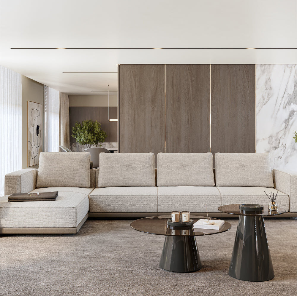 Evanyrouse Vollmer 3-Sitzer Sofa mit Chaiselongue rechts – Lifestyleansicht 2