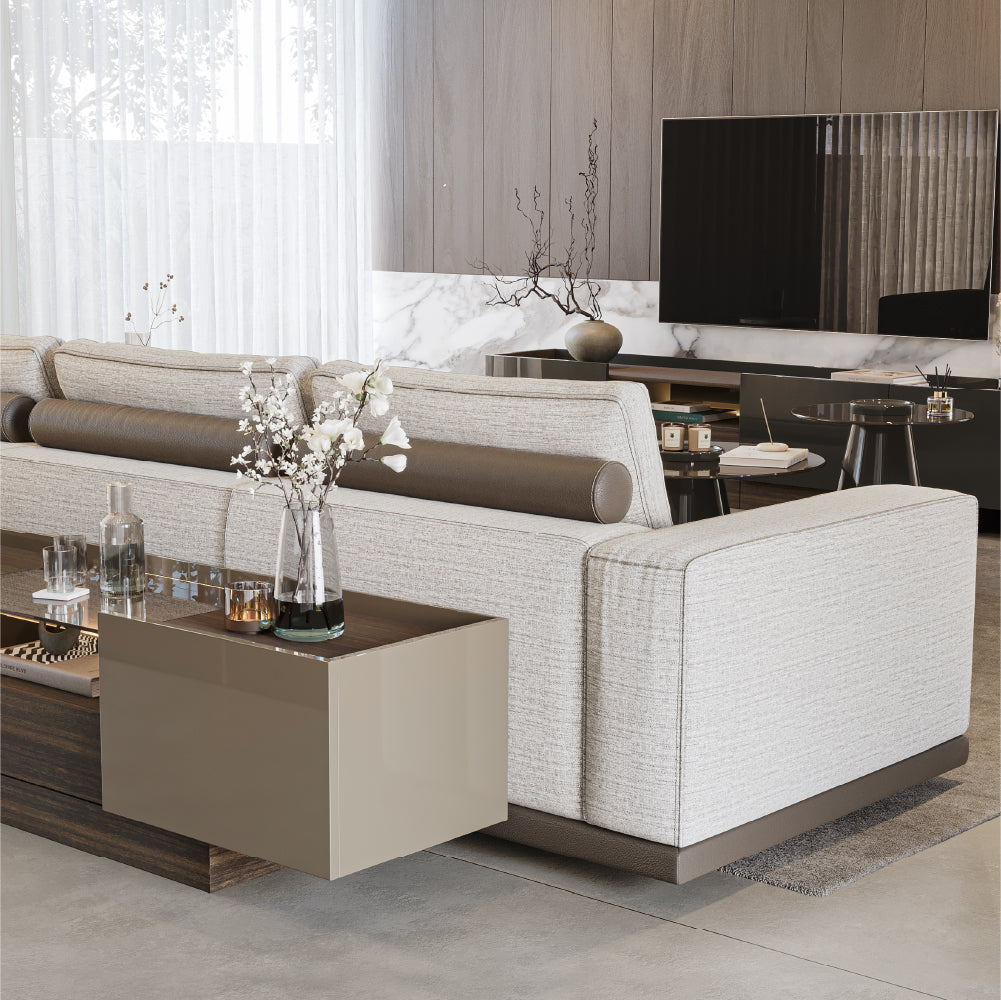 Evanyrouse Vollmer 3-Sitzer Sofa mit Chaiselongue rechts – Lifestyleansicht 3
