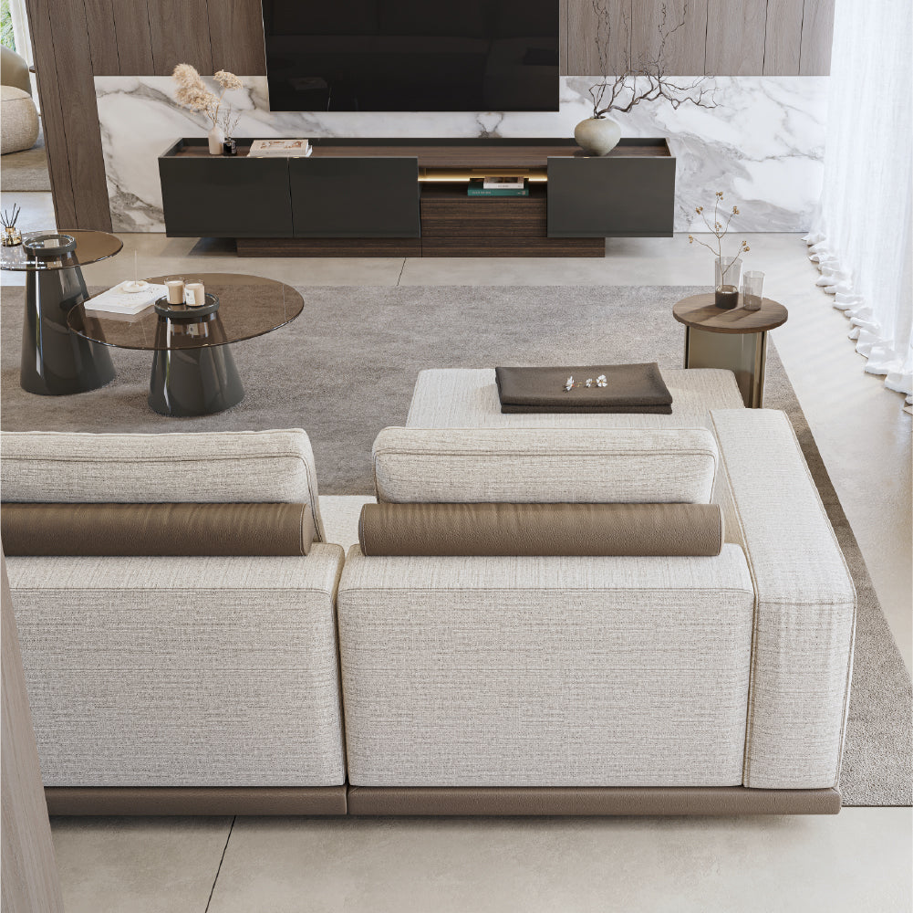 Evanyrouse Vollmer 3-Sitzer Sofa mit Chaiselongue rechts – Lifestyleansicht 4