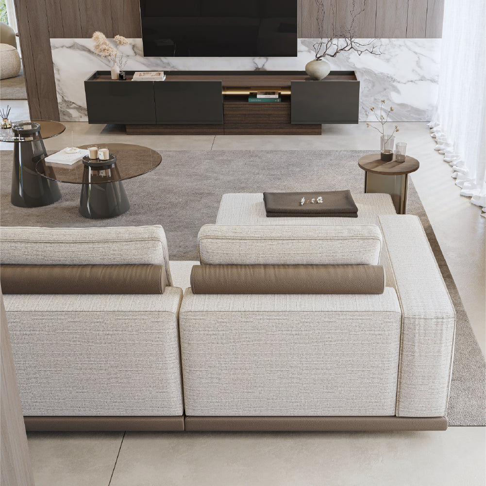 Evanyrouse Vollmer 3-Sitzer Sofa mit Chaiselongue links – Lifestyleansicht 2