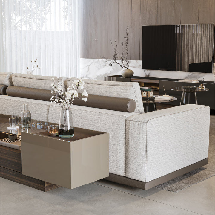 Evanyrouse Vollmer 3-Sitzer Sofa mit Chaiselongue links – Lifestyleansicht 4