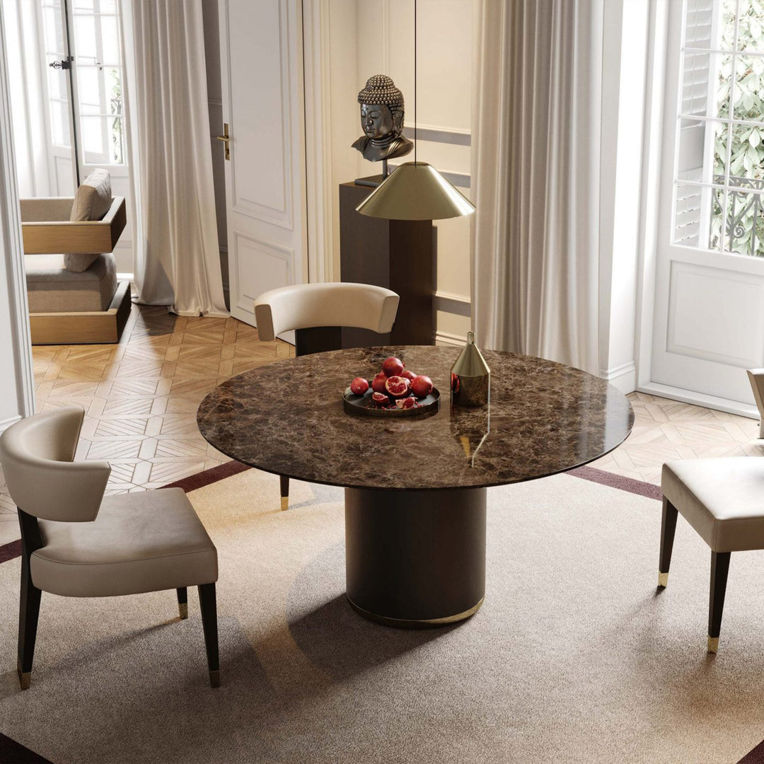Stylish Club Her Esstisch rund Ansicht 9