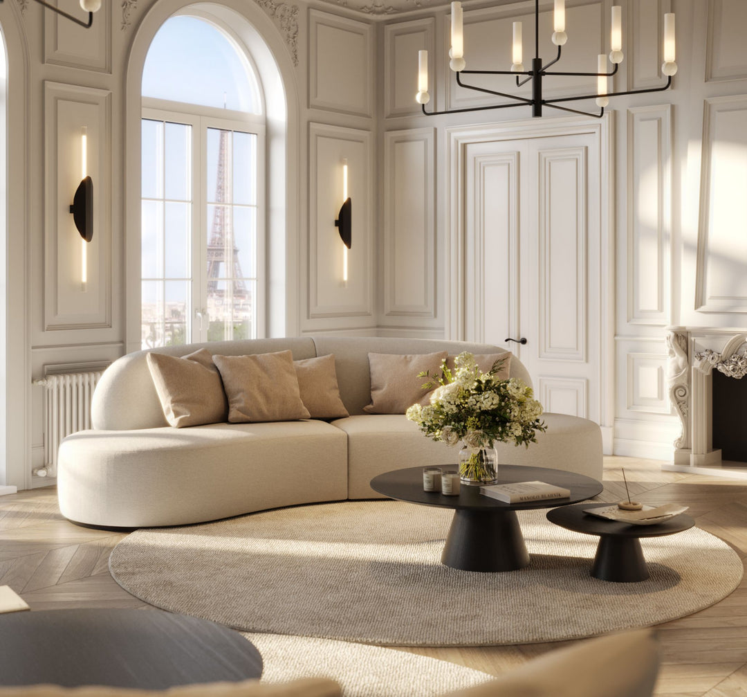 Stylish Club Cotton Sofa Ambienteansicht 5