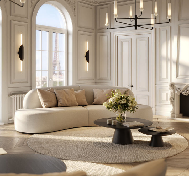 Stylish Club Cotton Sofa Ambienteansicht 5
