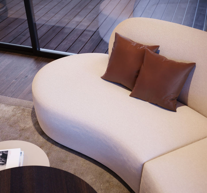 Stylish Club Cotton Sofa Ambienteansicht 7