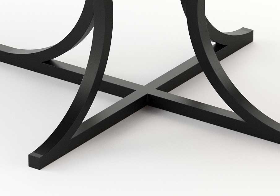 Stylish Club Bridge Esstisch Detailansicht