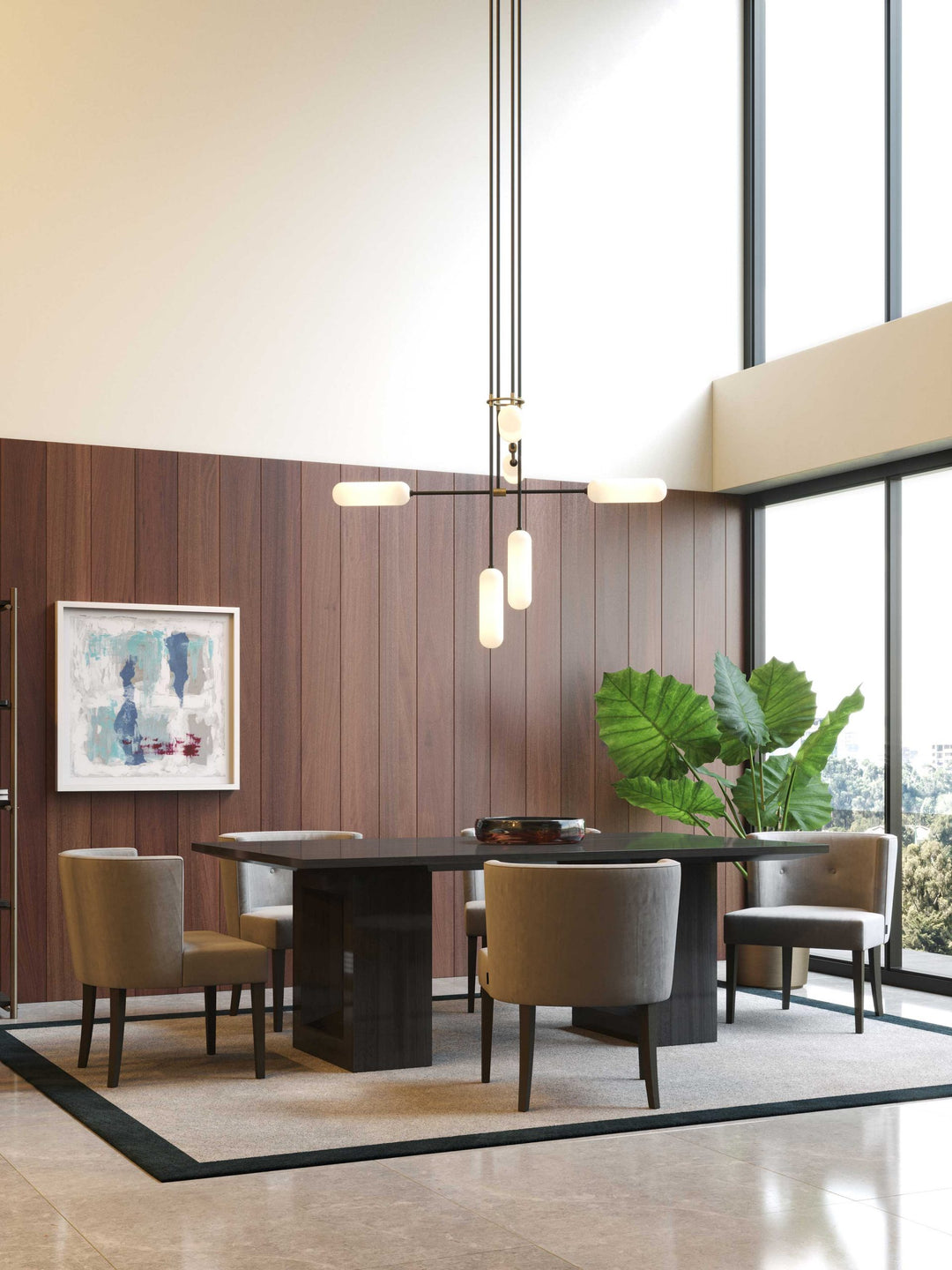 Stylish Club Manhattan Esstisch Ambienteansicht 8