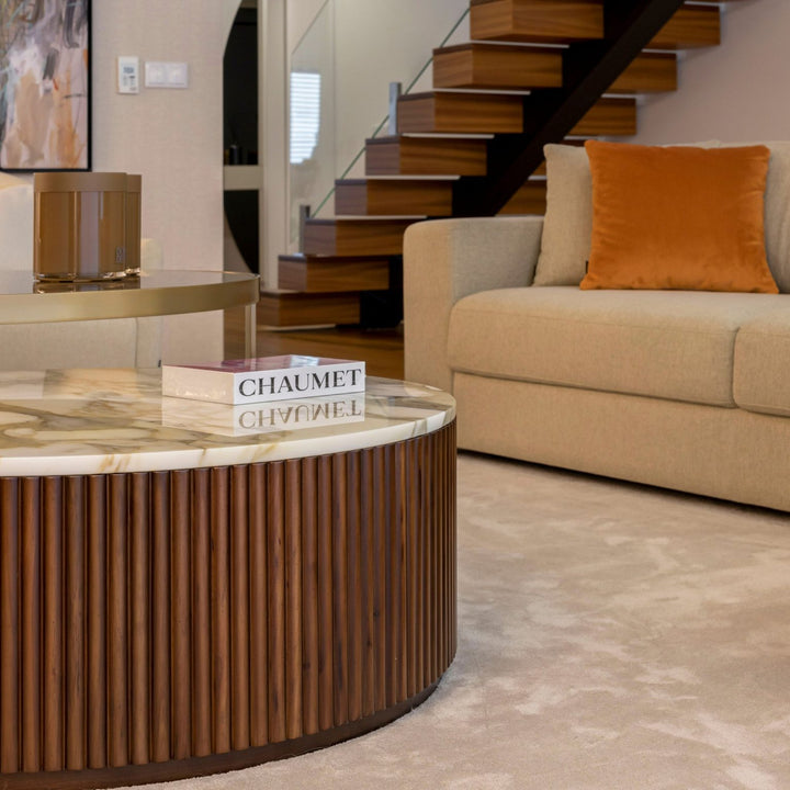 Stylish Club Copper Couchtisch Ambienteansicht 3