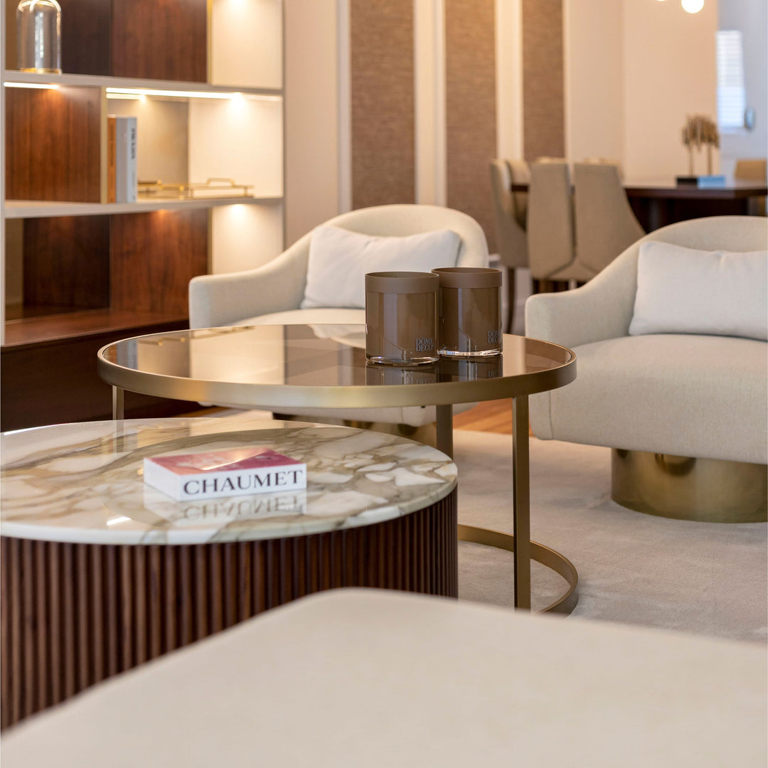 Stylish Club Copper Couchtisch Ambienteansicht 7