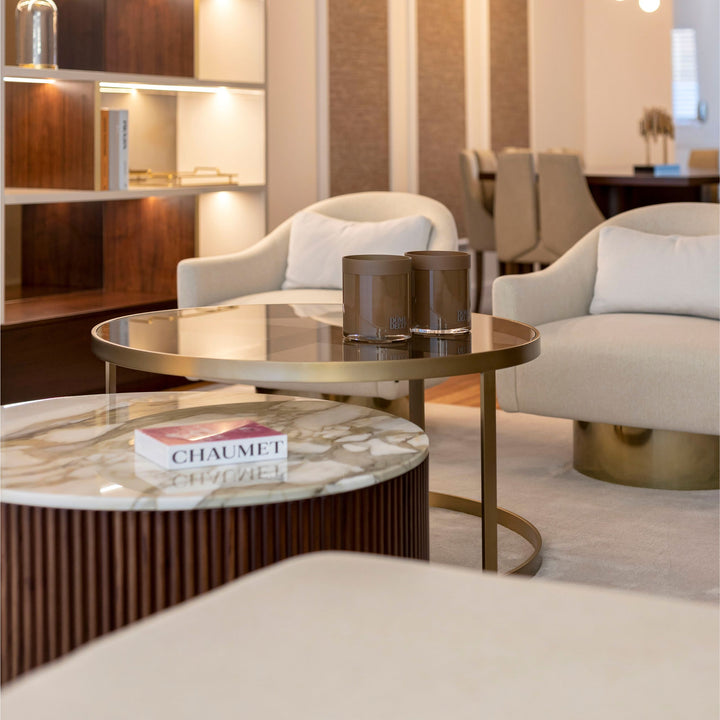 Stylish Club Copper Couchtisch Ambienteansicht 7