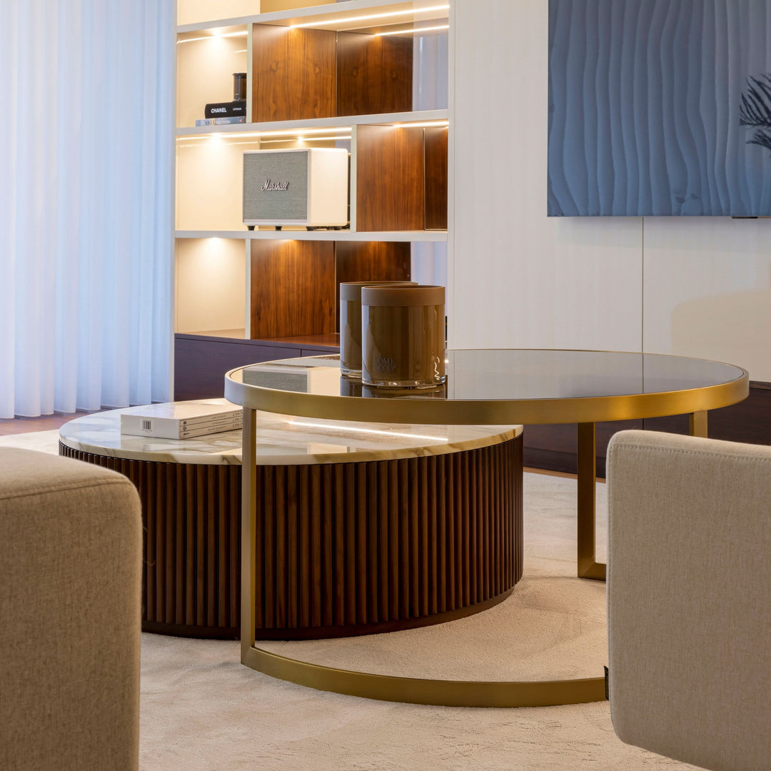 Stylish Club Copper Couchtisch Ambienteansicht 4