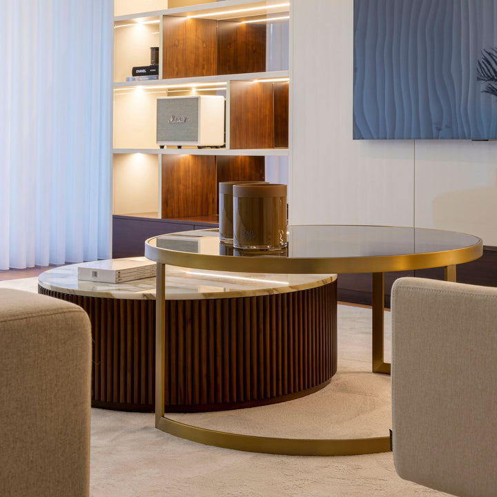 Stylish Club Copper Couchtisch Ambienteansicht 4