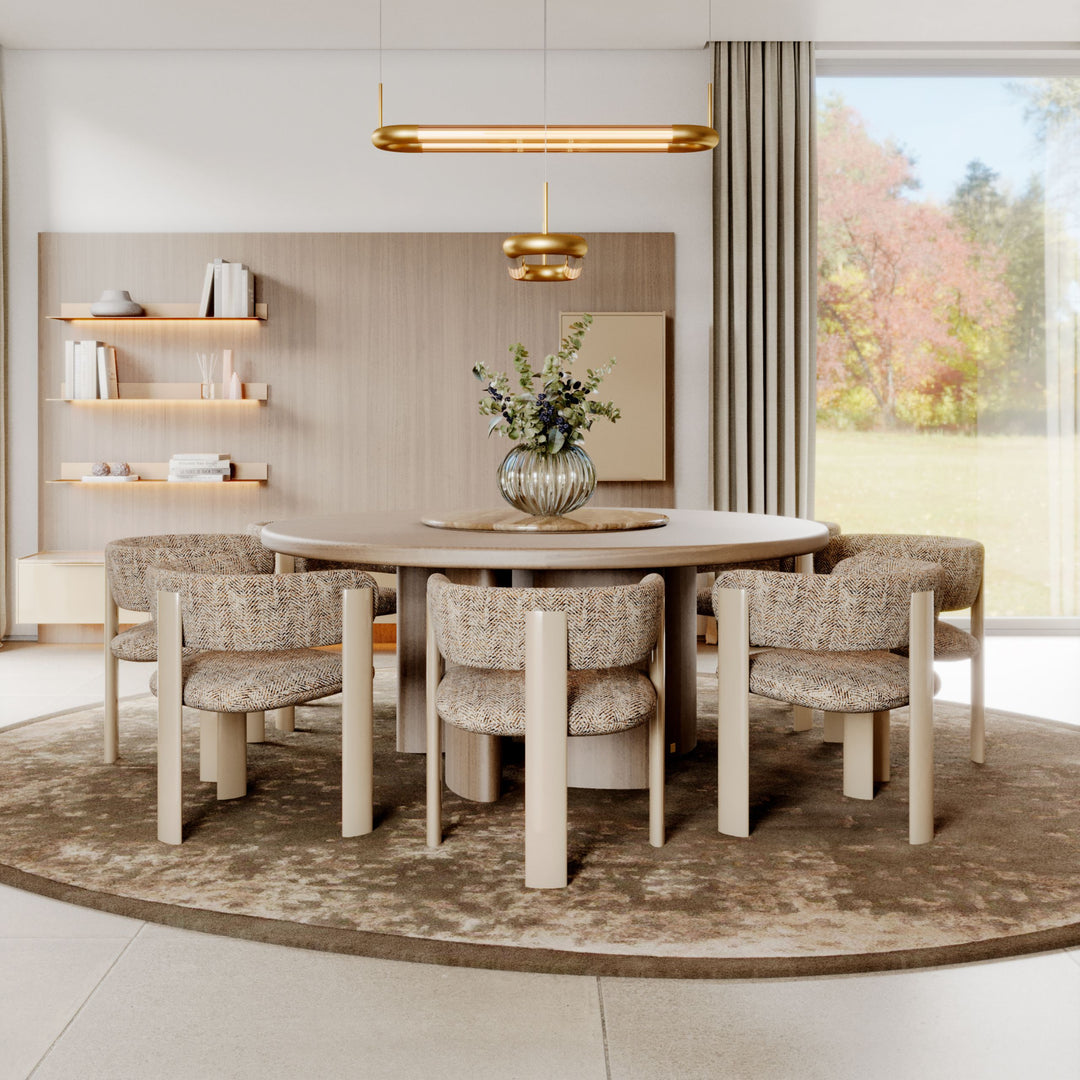 Stylish Club Dolomites Esstisch rund Ambienteansicht 3