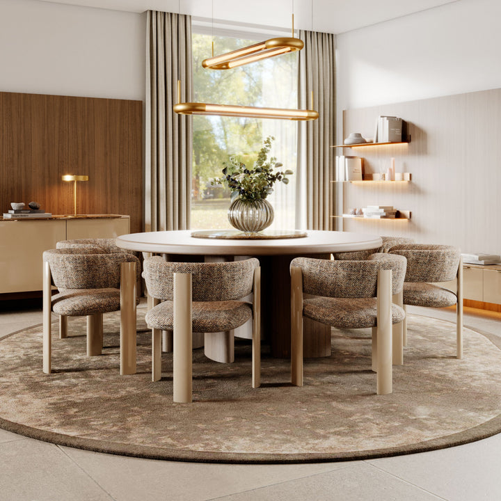 Stylish Club Dolomites Esstisch rund Ambienteansicht 5