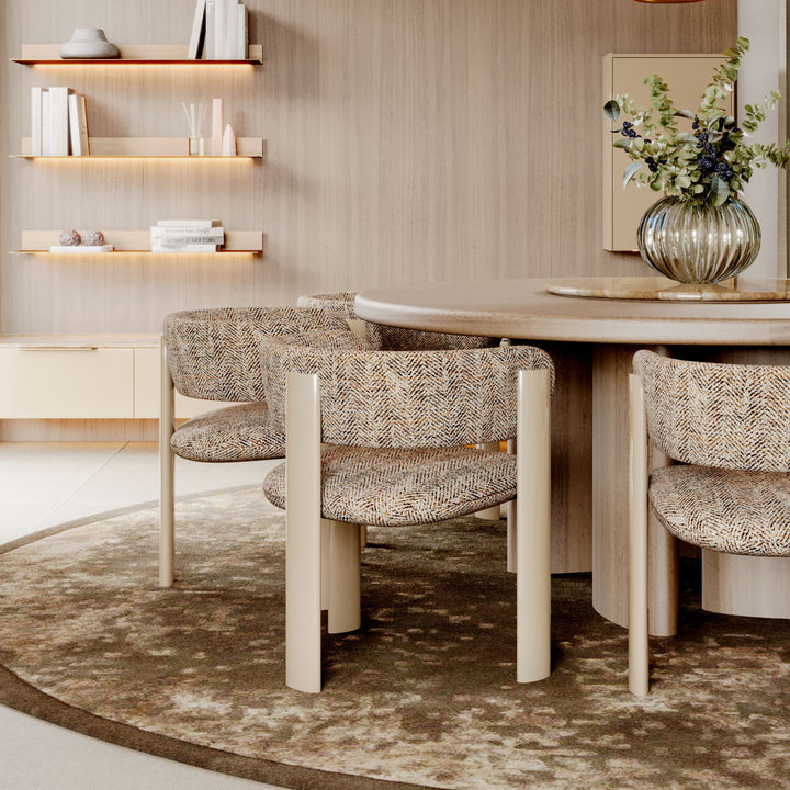 Stylish Club Dolomites Esstisch rund Ambienteansicht 6