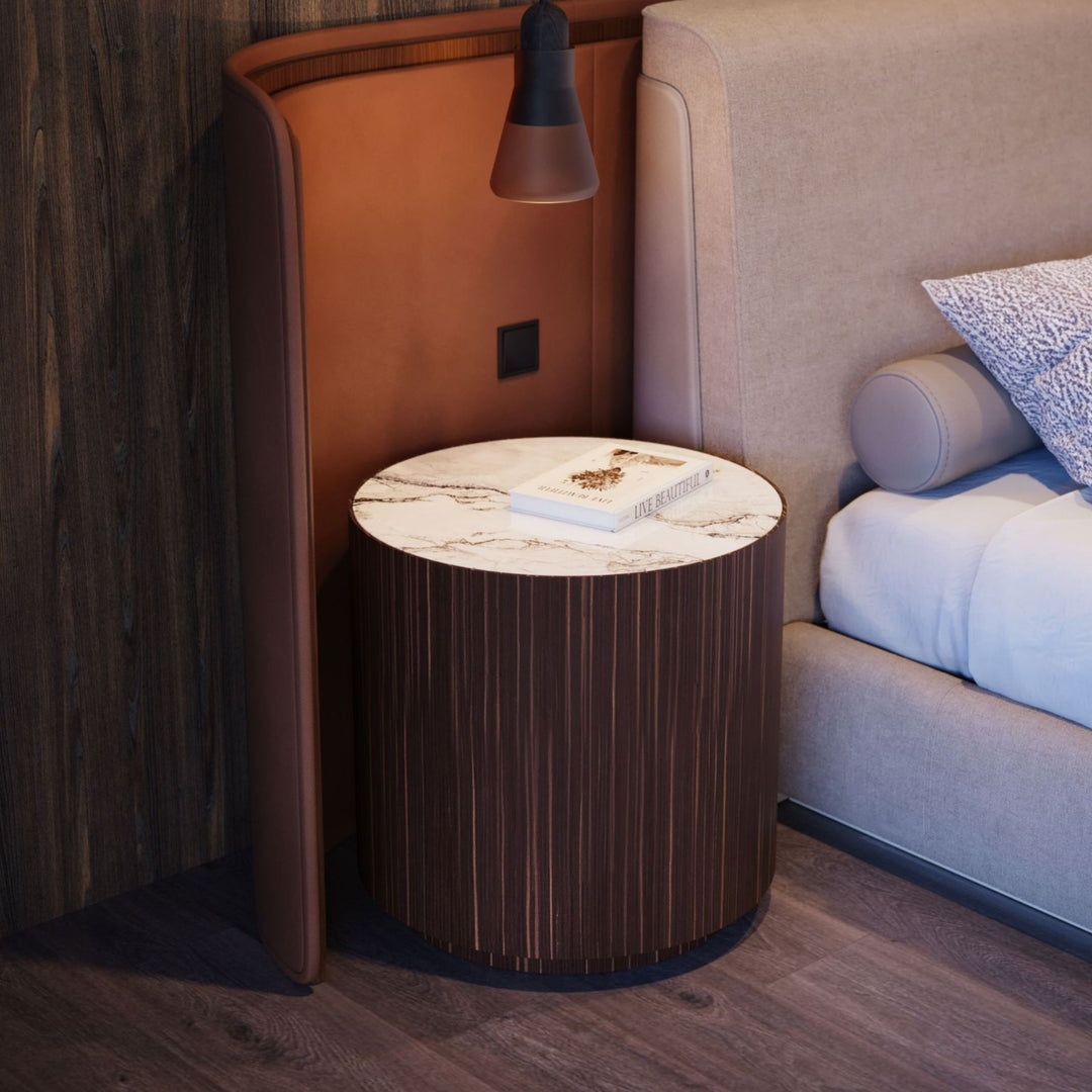 Stylish Club Drum Beistelltisch Ambienteansicht 3