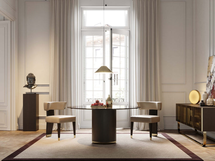 Stylish Club Her Esstisch rund Ambienteansicht 3