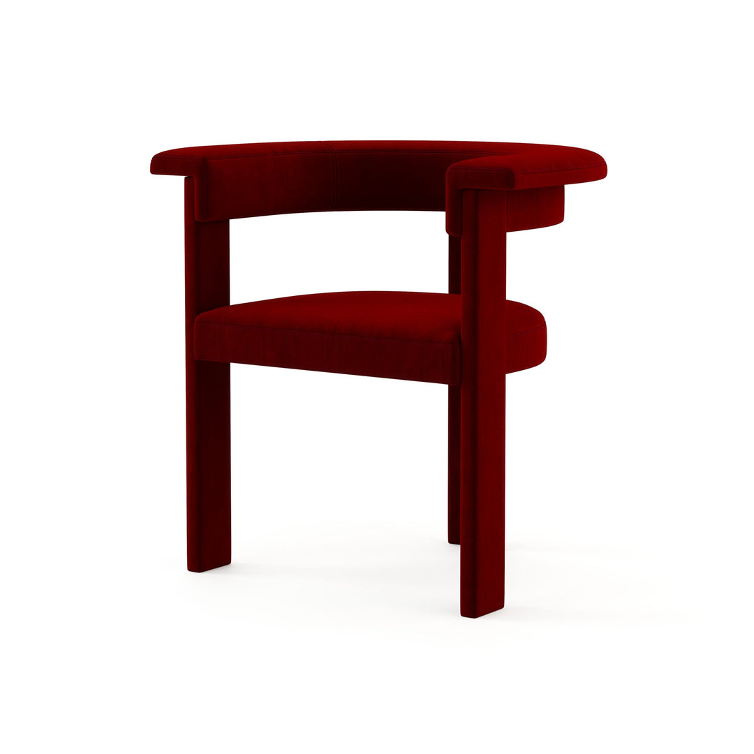 Stylish Club Kensington Velvet Stuhl