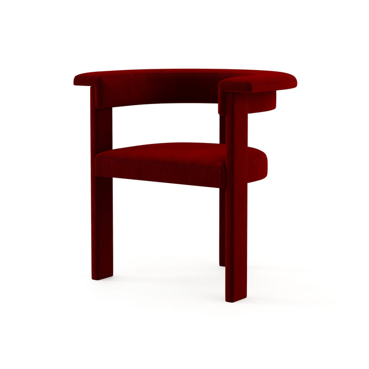 Stylish Club Kensington Velvet Stuhl