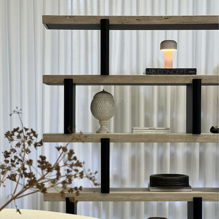 Stylish Club Natur Bücherregal Ambienteansicht 6